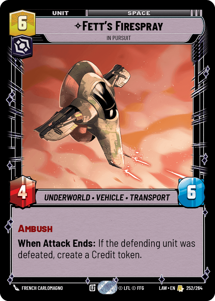 ⟡ Fett's Firespray, In Pursuit