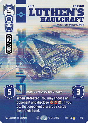 ⟡ Luthen's Haulcraft, Countermeasures Armed