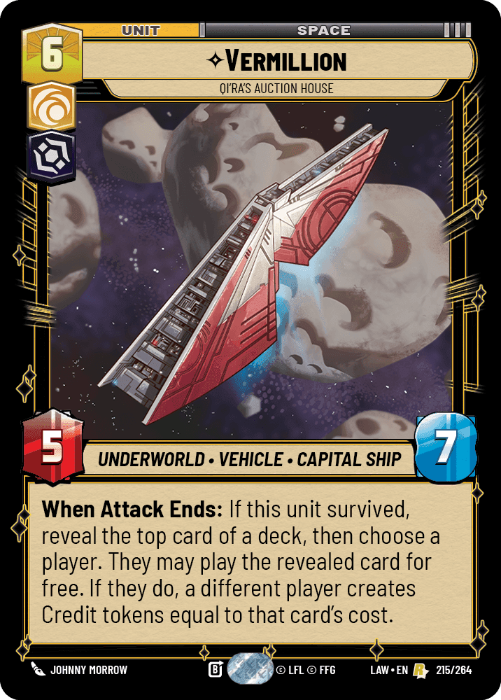 ⟡ Vermillion, Qi'ra's Auction House