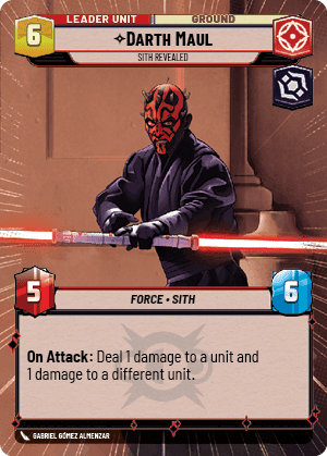 ⟡ Darth Maul, Sith Revealed (back)