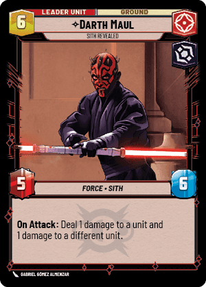 ⟡ Darth Maul, Sith Revealed (back)
