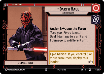 ⟡ Darth Maul, Sith Revealed