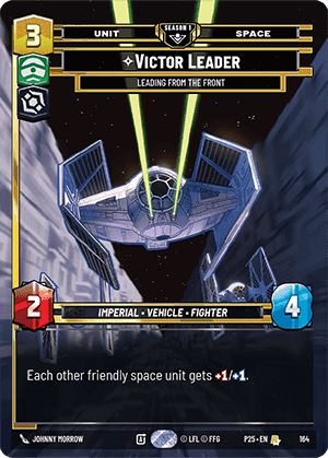 ⟡ Victor Leader, Leading from the Front