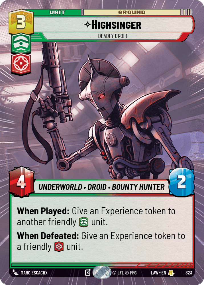 ⟡ Highsinger, Deadly Droid
