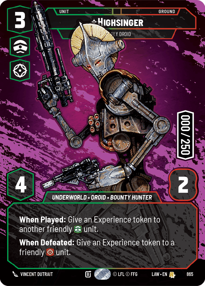 ⟡ Highsinger, Deadly Droid