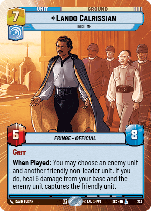 ⟡ Lando Calrissian, Trust Me