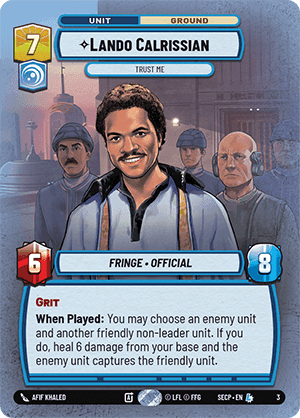 ⟡ Lando Calrissian, Trust Me