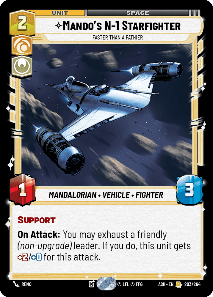 ⟡ Mando's N-1 Starfighter, Faster than a Fathier