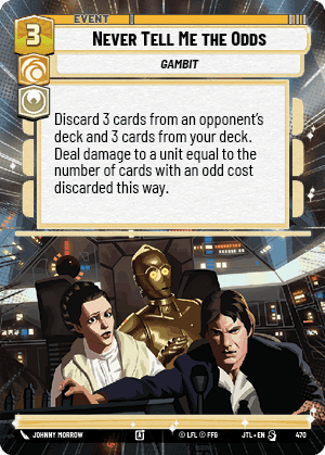 Never Tell Me the Odds