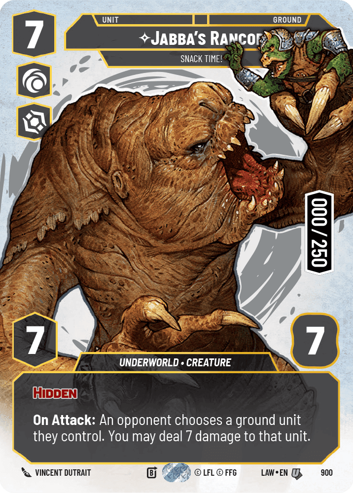 ⟡ Jabba's Rancor, Snack Time!