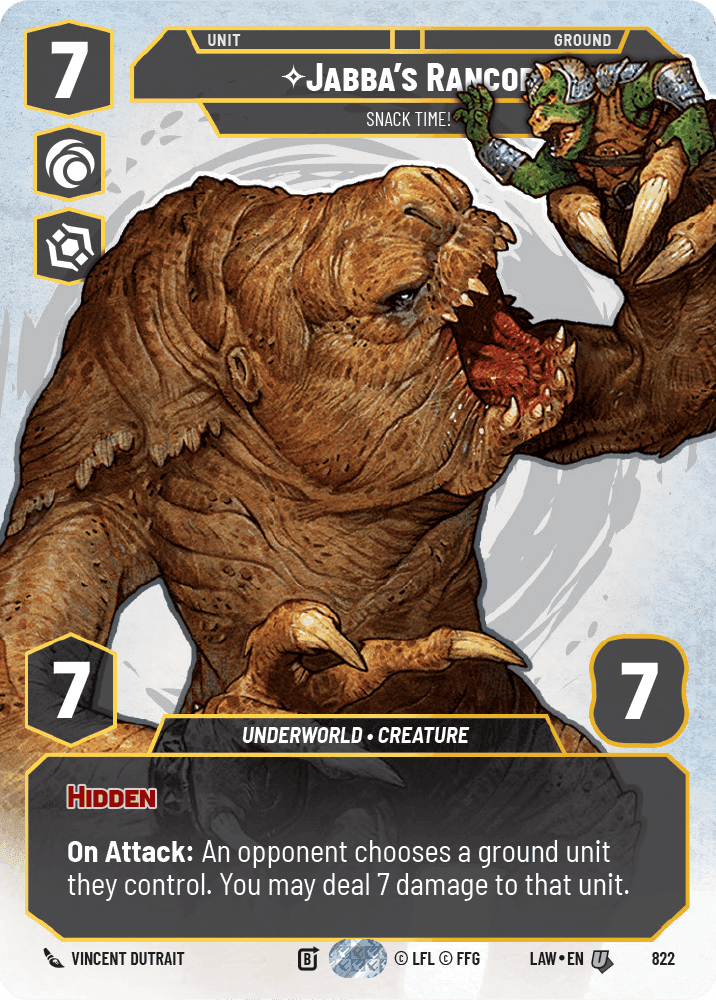 ⟡ Jabba's Rancor, Snack Time!