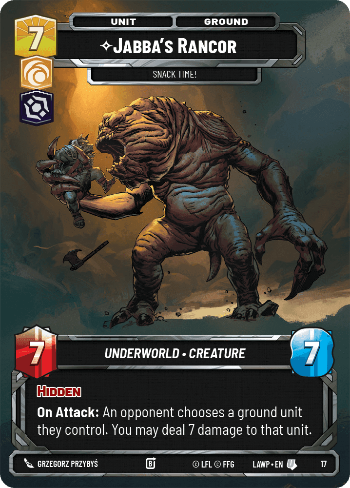 ⟡ Jabba's Rancor, Snack Time!