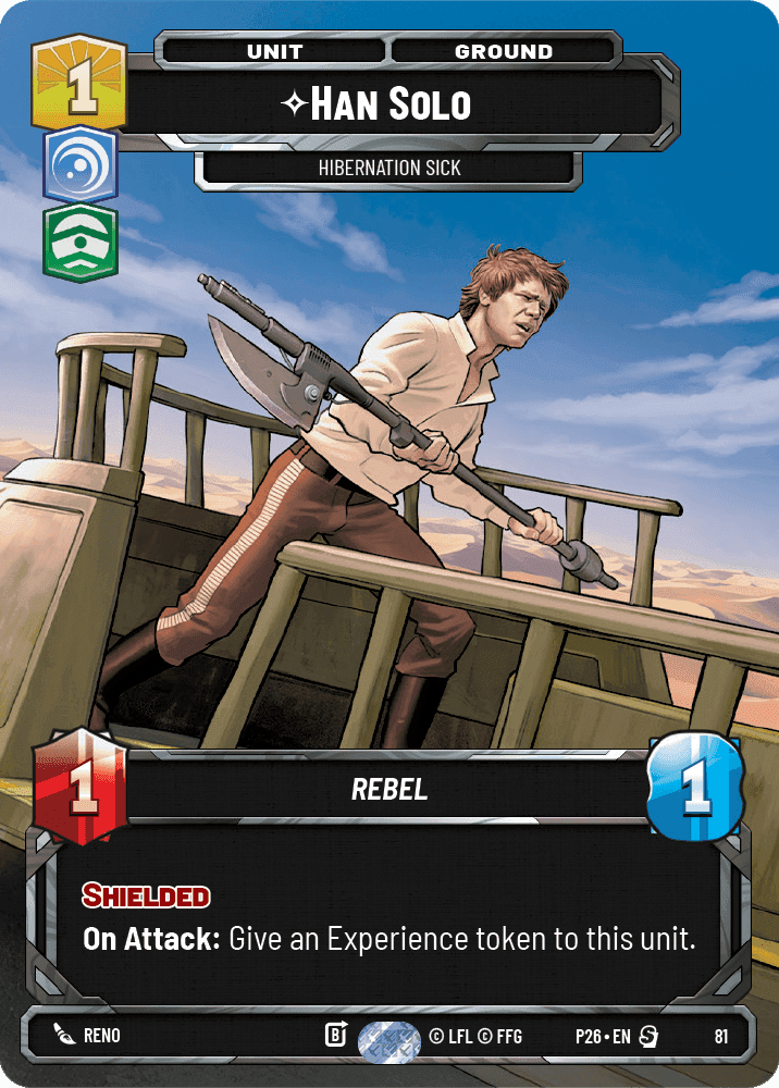 ⟡ Han Solo, Hibernation Sick