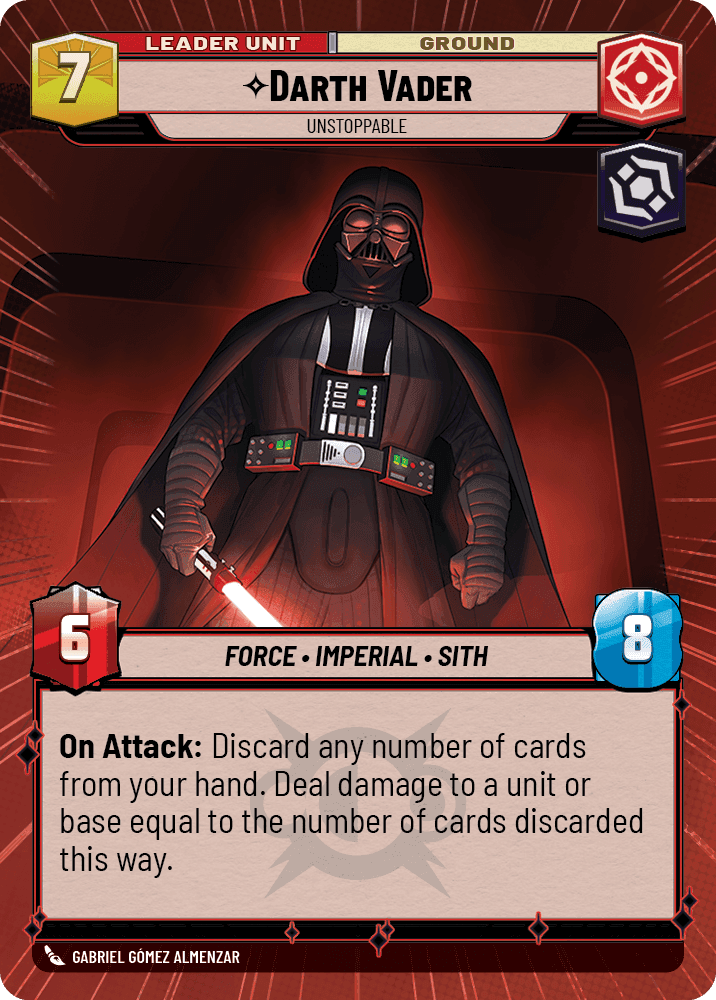 ⟡ Darth Vader, Unstoppable (back)