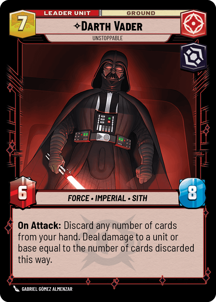 ⟡ Darth Vader, Unstoppable (back)