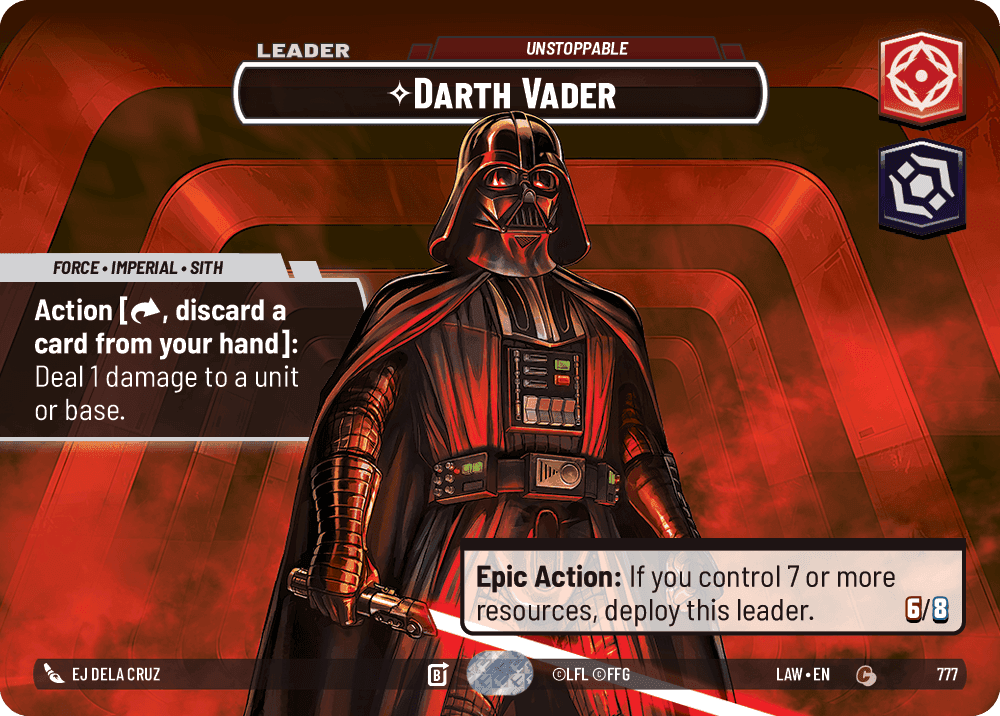 ⟡ Darth Vader, Unstoppable