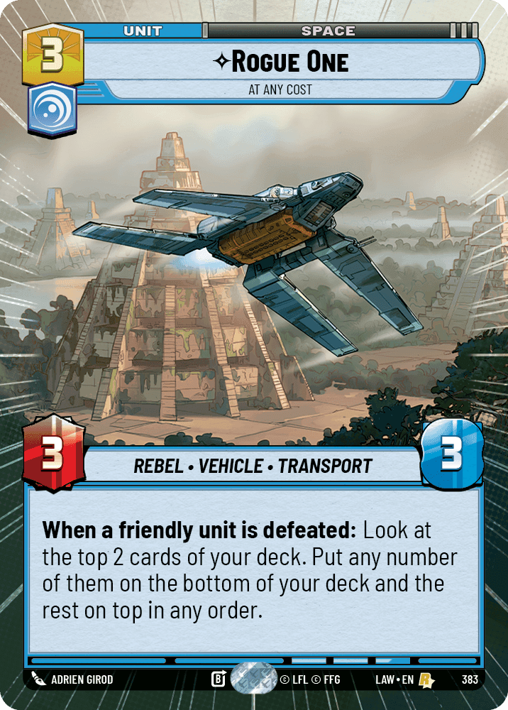 ⟡ Rogue One, At Any Cost