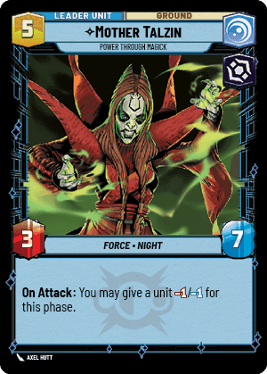 ⟡ Mother Talzin, Power Through Magick (back)