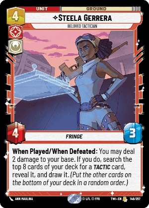 ⟡ Steela Gerrera, Beloved Tactician