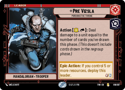 ⟡ Pre Vizsla, Pursuing the Throne