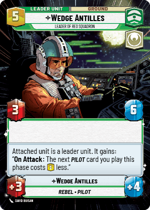 ⟡ Wedge Antilles, Leader of Red Squadron (back)