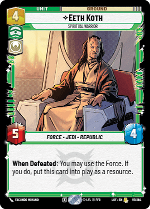 ⟡ Eeth Koth, Spiritual Warrior