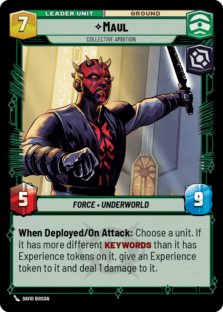 ⟡ Maul, Collective Ambition (back)