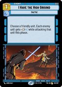 I Have the High Ground