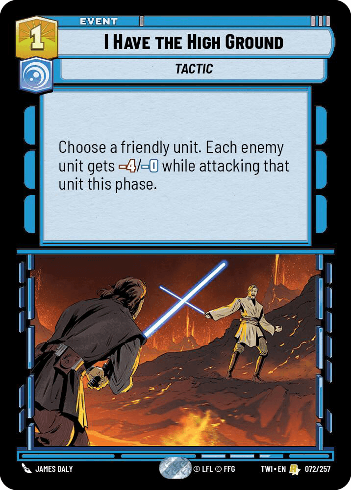 I Have the High Ground