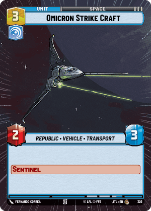 Omicron Strike Craft