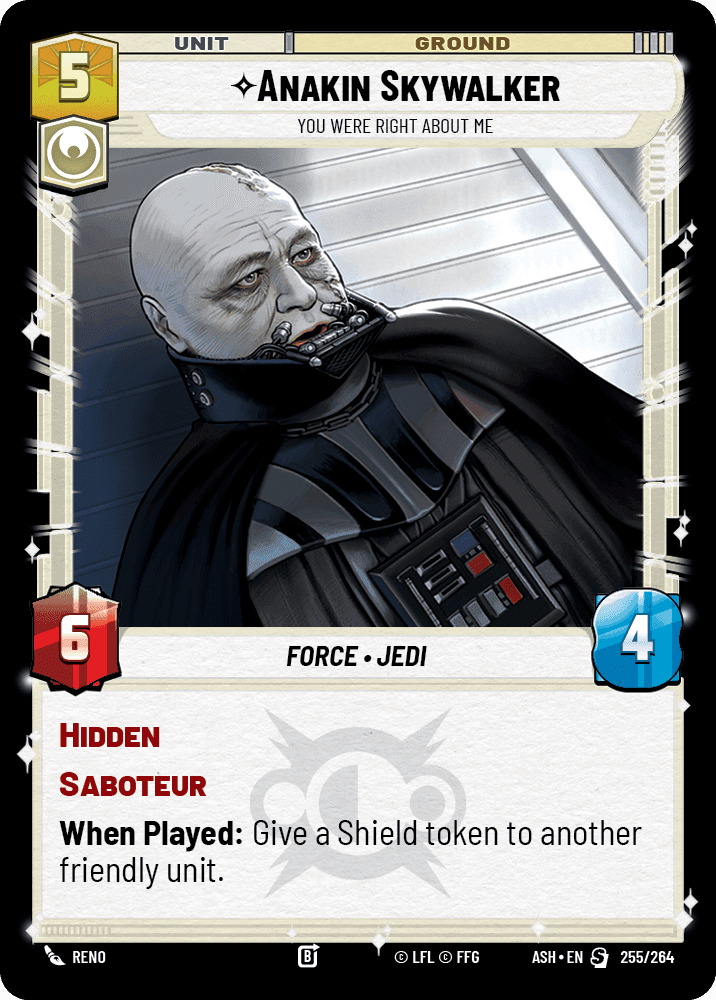 ⟡ Anakin Skywalker, You Were Right About Me
