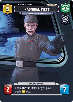⟡ Admiral Piett, Commanding the Armada (back)