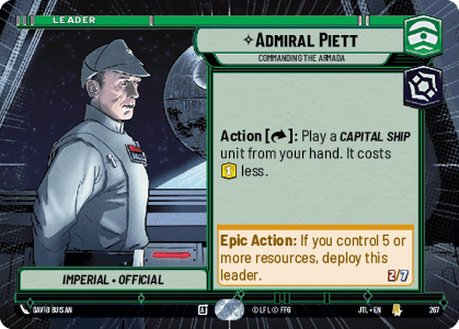 ⟡ Admiral Piett, Commanding the Armada