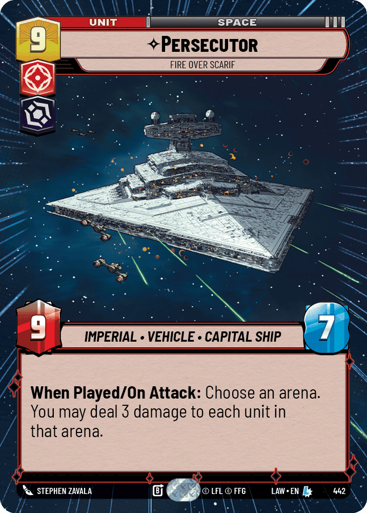 ⟡ Persecutor, Fire Over Scarif