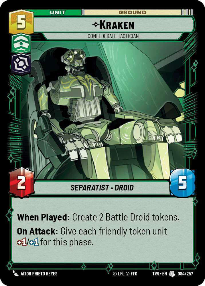 ⟡ Kraken, Confederate Tactician