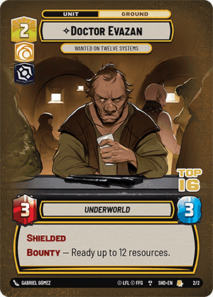 ⟡ Doctor Evazan, Wanted on Twelve Systems