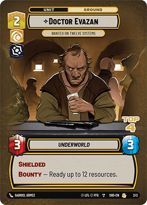 ⟡ Doctor Evazan, Wanted on Twelve Systems