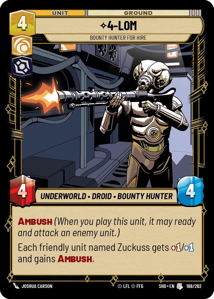 ⟡ 4-LOM, Bounty Hunter for Hire