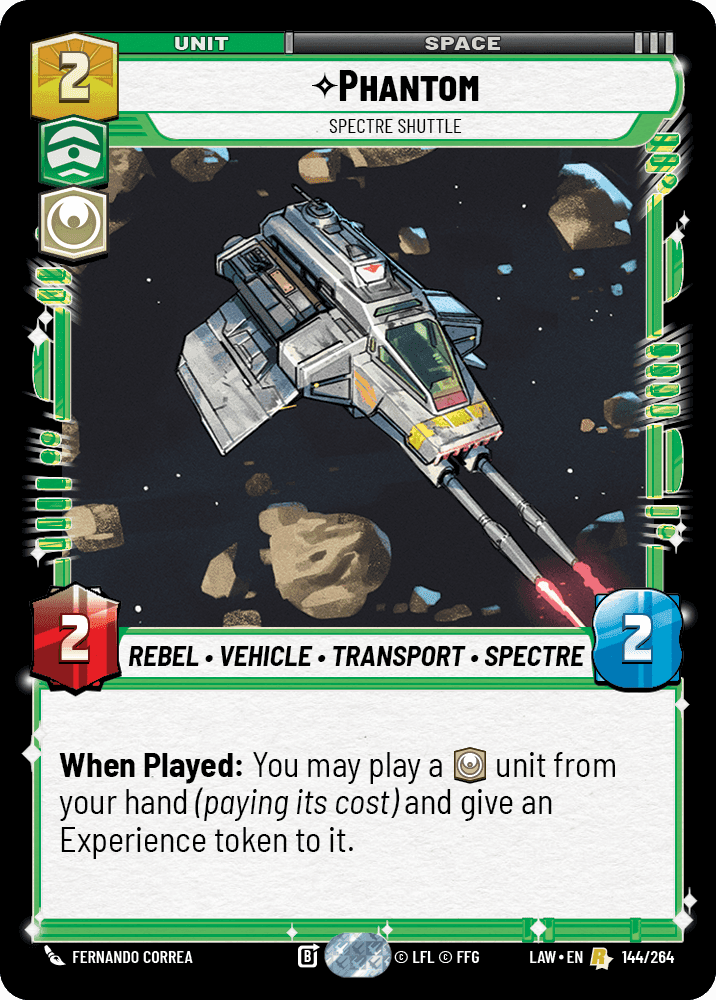 ⟡ Phantom, Spectre Shuttle