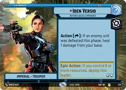 ⟡ Iden Versio, Inferno Squad Commander