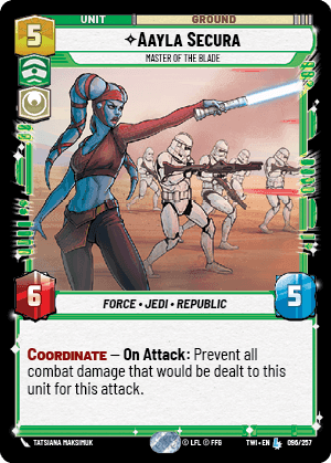 ⟡ Aayla Secura, Master of the Blade