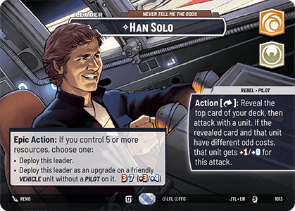⟡ Han Solo, Never Tell Me the Odds