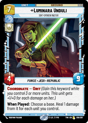 ⟡ Luminara Unduli, Soft-Spoken Master