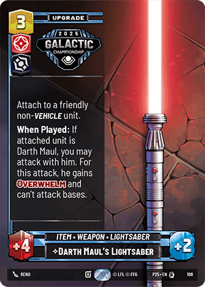 ⟡ Darth Maul's Lightsaber