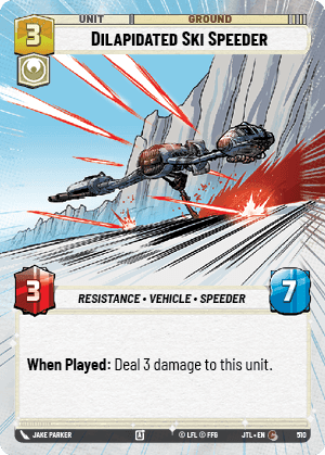 Dilapidated Ski Speeder