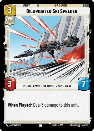 Dilapidated Ski Speeder