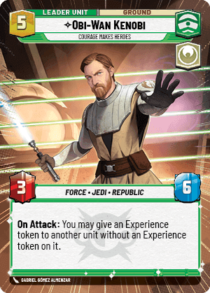 ⟡ Obi-Wan Kenobi, Courage Makes Heroes (back)