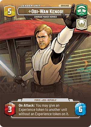 ⟡ Obi-Wan Kenobi, Courage Makes Heroes (back)