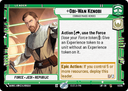 ⟡ Obi-Wan Kenobi, Courage Makes Heroes