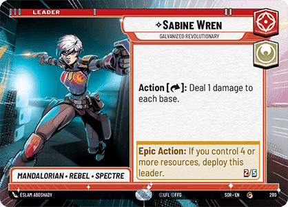 ⟡ Sabine Wren, Galvanized Revolutionary
